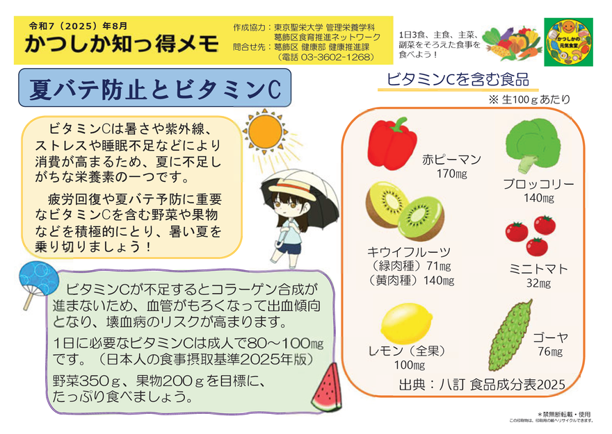 かつしか知っ得メモ8月号