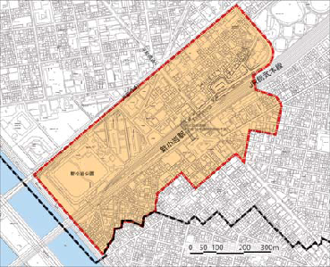 新小岩駅周辺地区街づくり基本計画策定対象地区