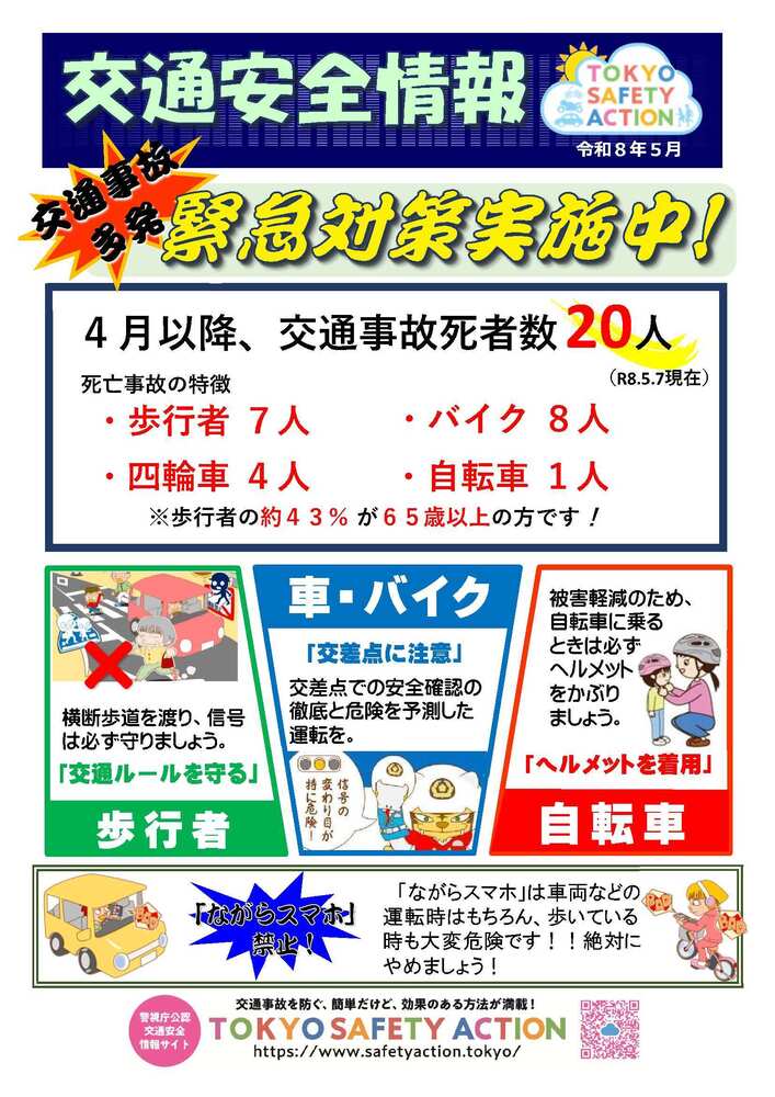 交通事故多発