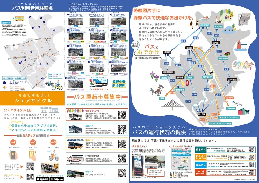 バス路線図ウラ