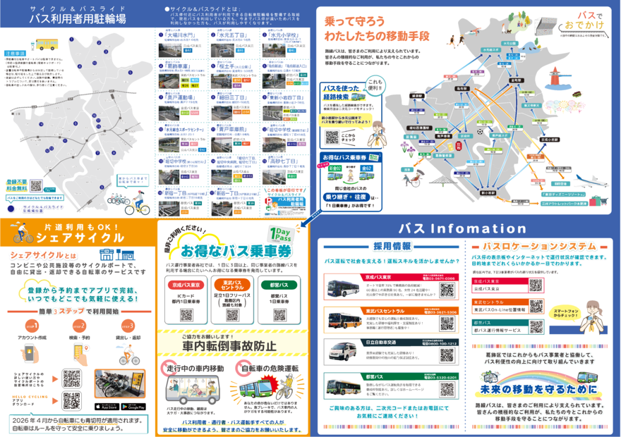 バス路線図ウラ