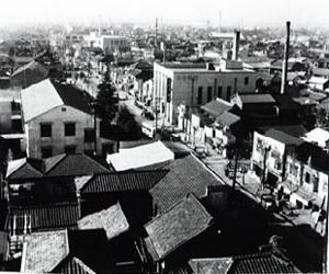 昭和30年頃の立石大通り付近の写真