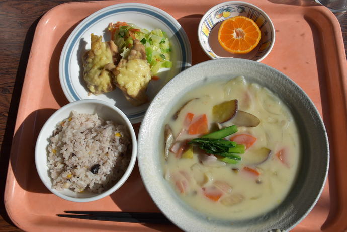 冬の味覚シチュー・鶏肉のチーズ焼き