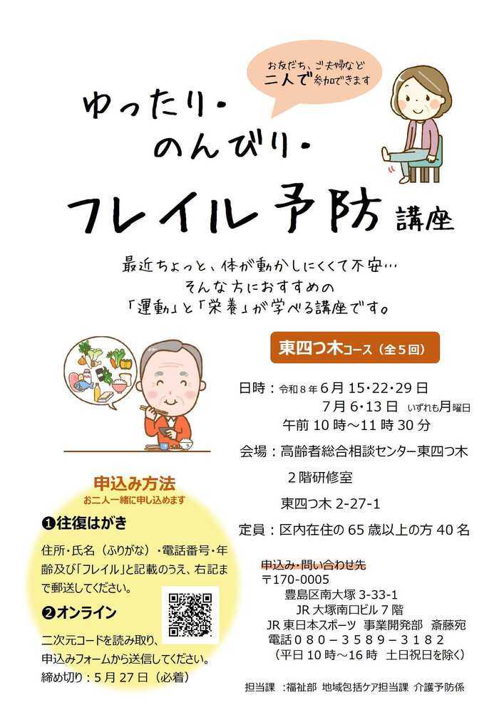 東四つ木コースのちらしです