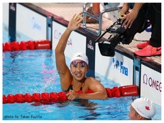 渡部香奈子選手（競泳）