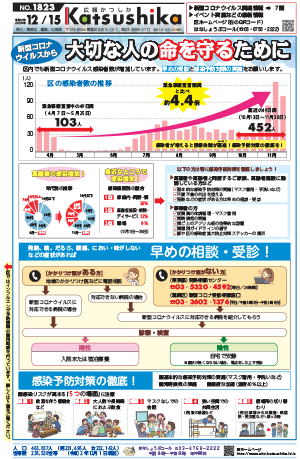 広報かつしか12月15日号1面の画像