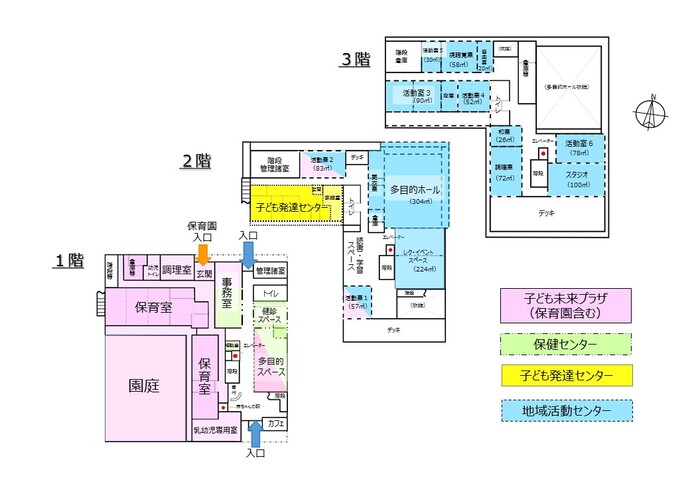 にこわ新小岩のレイアウト図