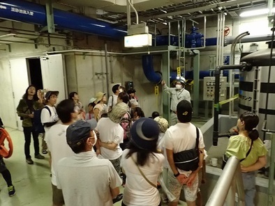 水質浄化センター見学