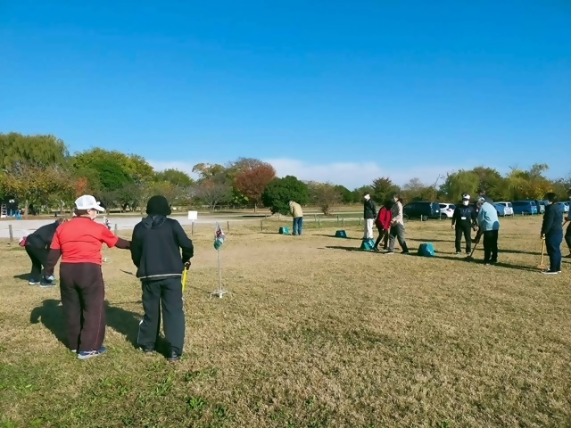 グラウンド・ゴルフ教室の写真