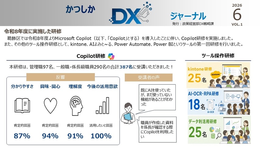 かつしかDXジャーナル令和8年6月号(表紙)