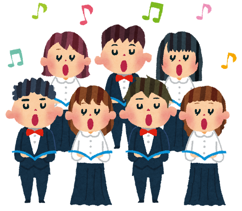 合唱団イラスト
