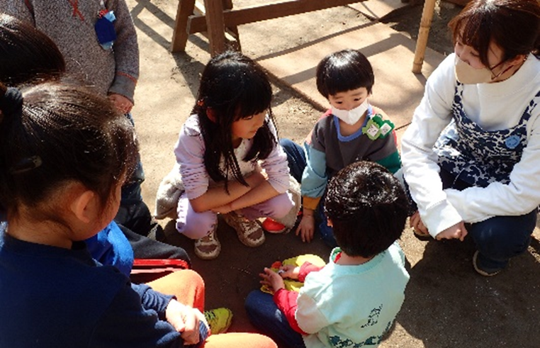 子供たちと馬