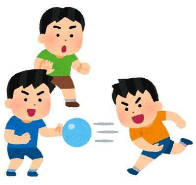 ドッジボールのイラスト