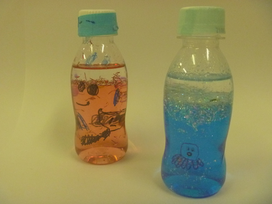 キラキラデコレーションセンサリーボトル