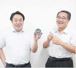 （左から） IT企画課課長　仲村さん、 購買資材課課長　高橋さん