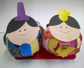 ひなまつり工作の写真