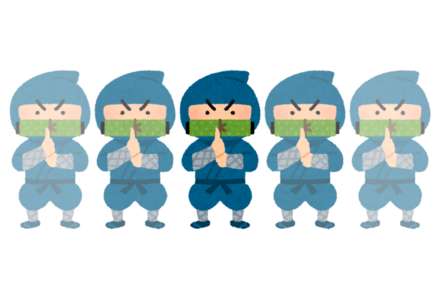 忍者のイラスト