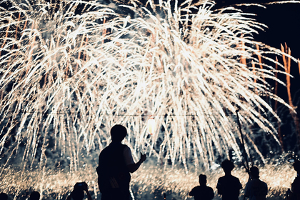 葛飾区花火大会の写真