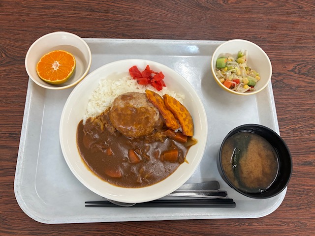 ハロウィンハンバーグカレー