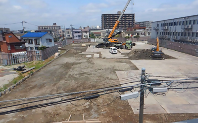 宝木塚小学校新校舎建設工事の写真