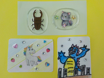 シールの見本の写真