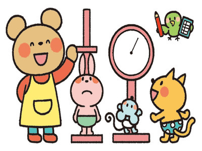 のびのび測定のイラスト