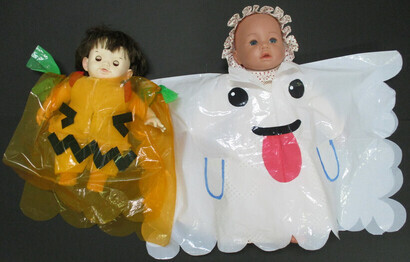 ハロウィン工作の見本